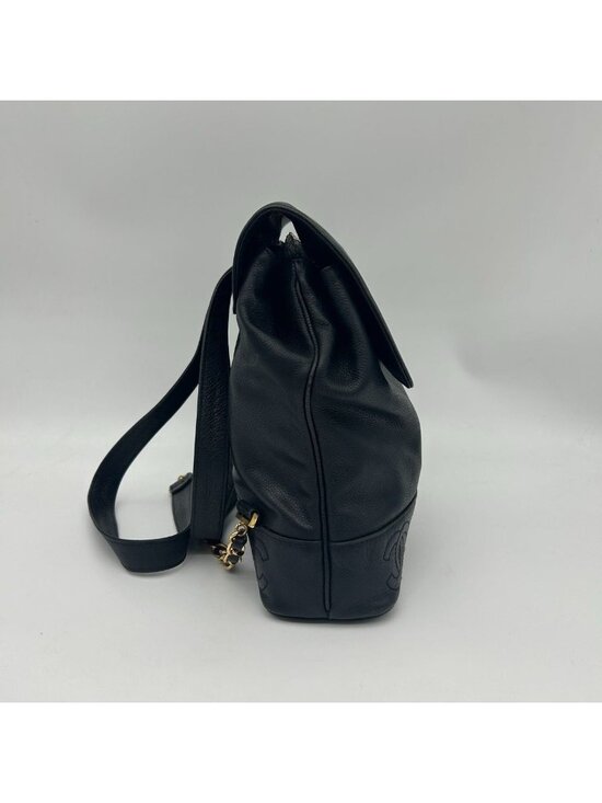 Chanel Triple Coco Backpack Caviar Leather main image 13